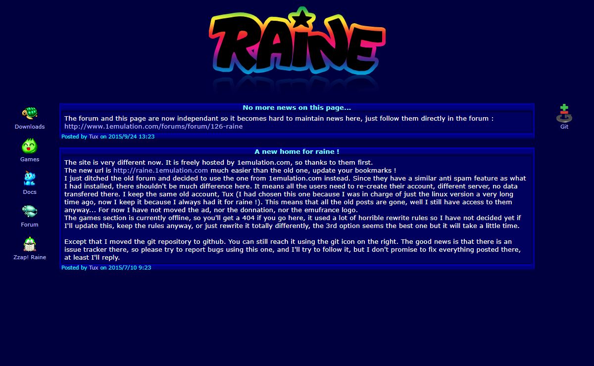 RAINE Arcade Emulator