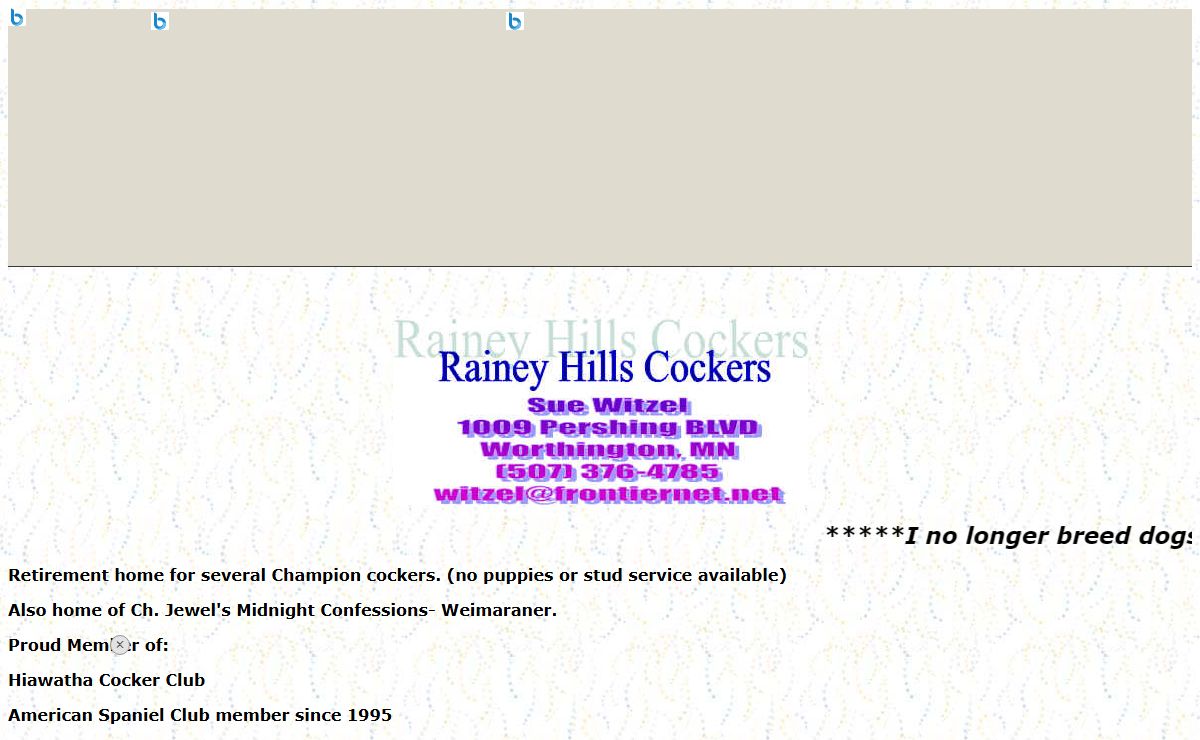 Rainey Hills Cockers