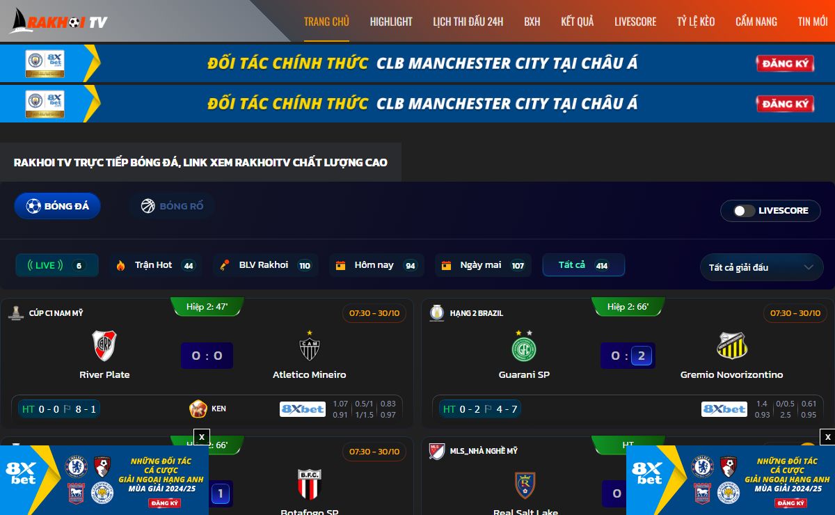 Rakhoi TV Trực Tiếp Bóng Đá - Link xem chất lượng cao RakhoiTV