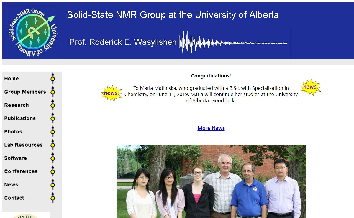 SSNMR at the U of A