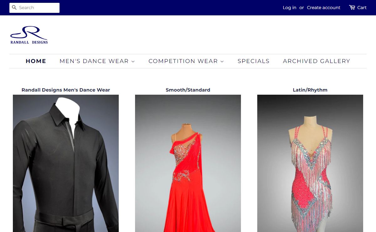 Randall Designs - Men's & Women's Ballroom, Latin, Smooth Dance Wear