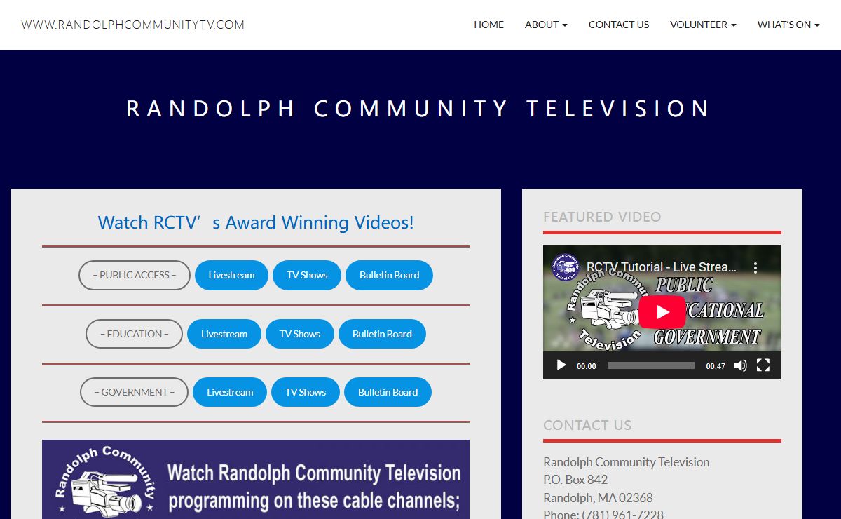 RANDOLPHCOMMUNITYTV.COM