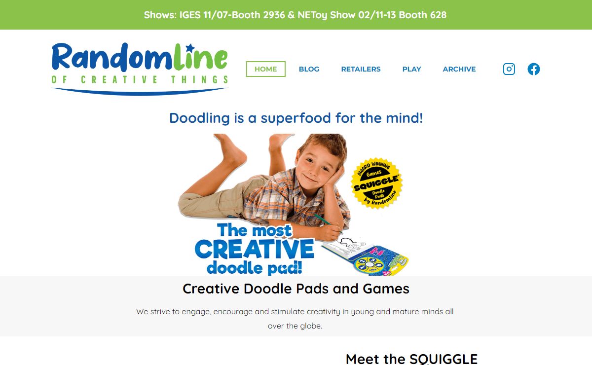 RandomLine Games and Doodle Pads