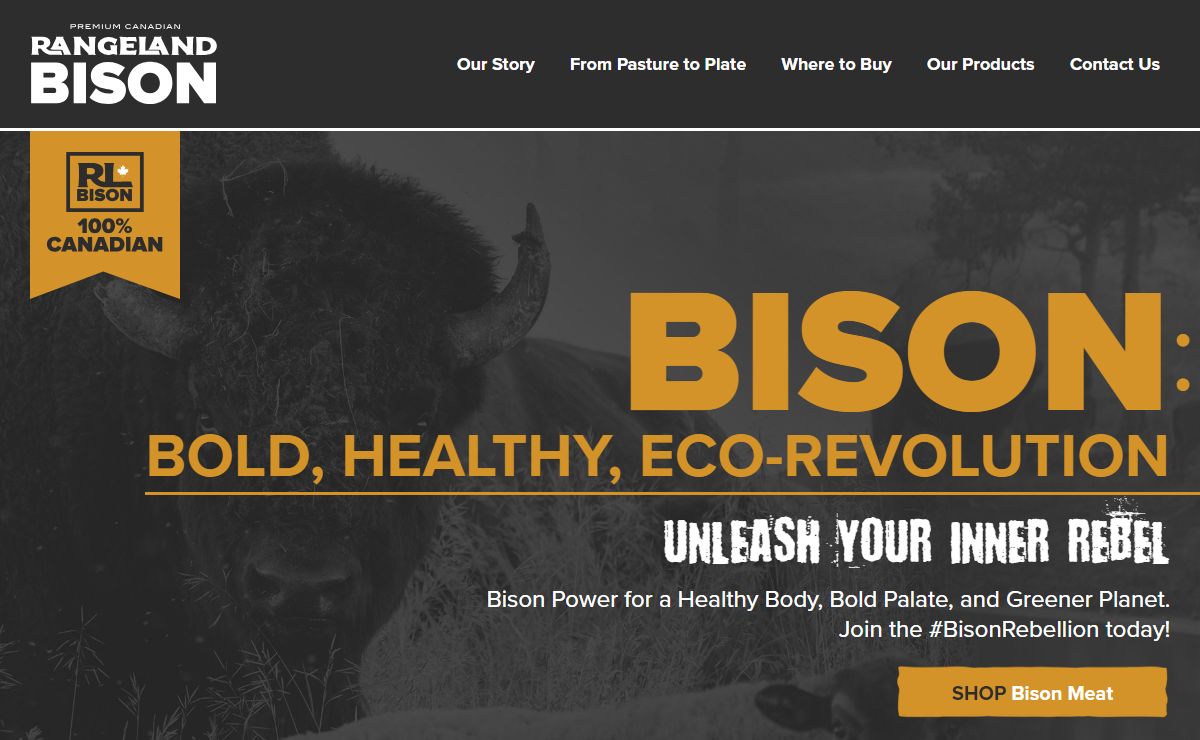 Premium Bison Meat - Canadian Rangeland Bison