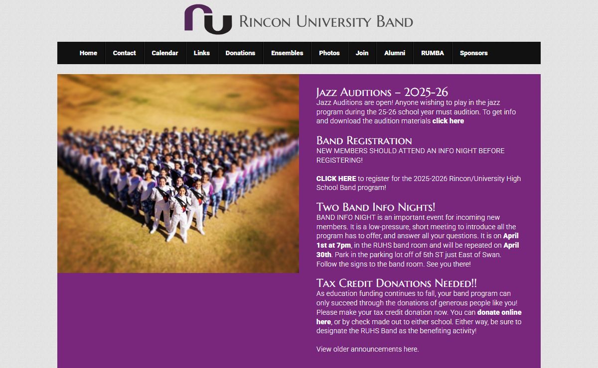 Rincon University High School BandRincon University High School Band