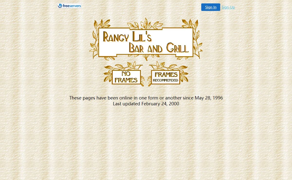 Rangy Lil's Bar and Grill - The Front Door