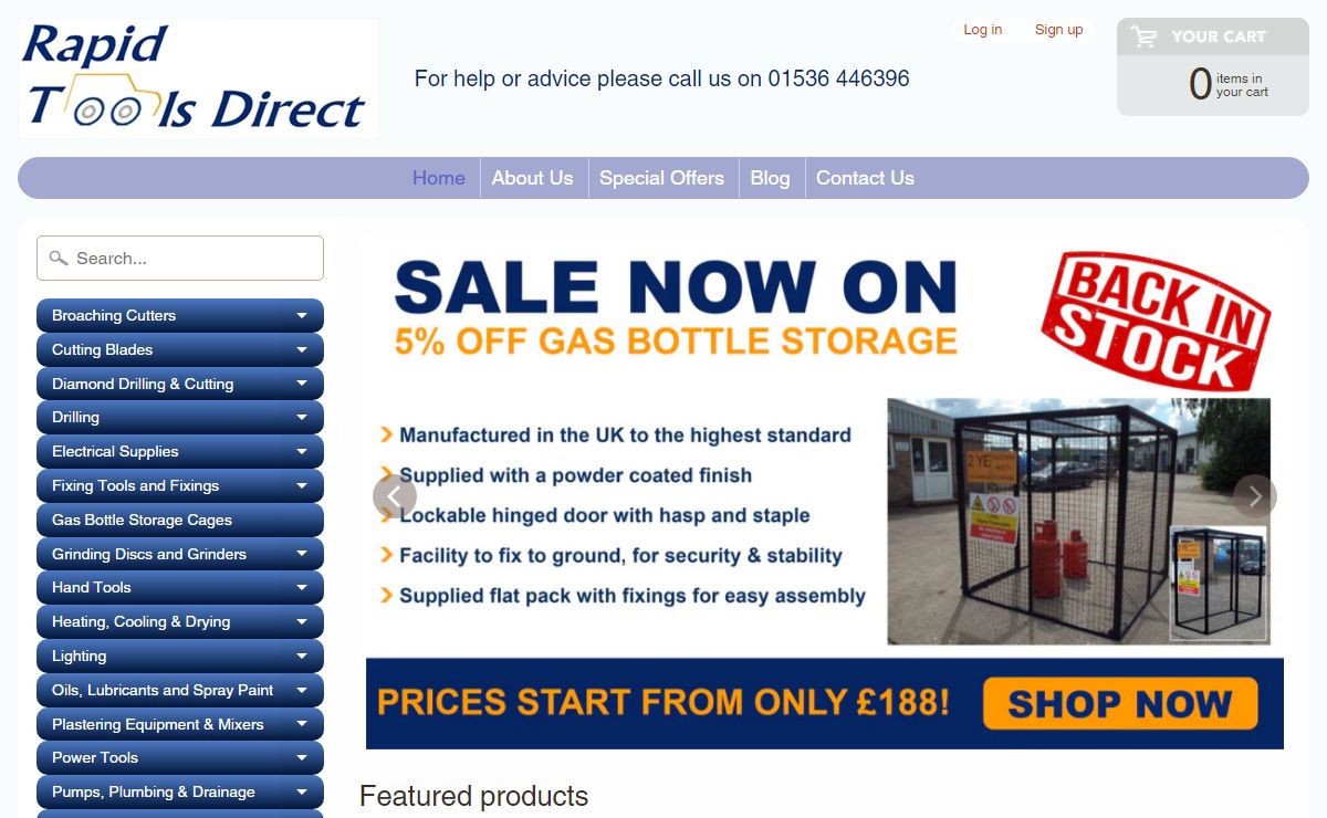 Rapid Tools Direct | Professional tools for Drilling, Cutting, Site Equipment, Power Tools
