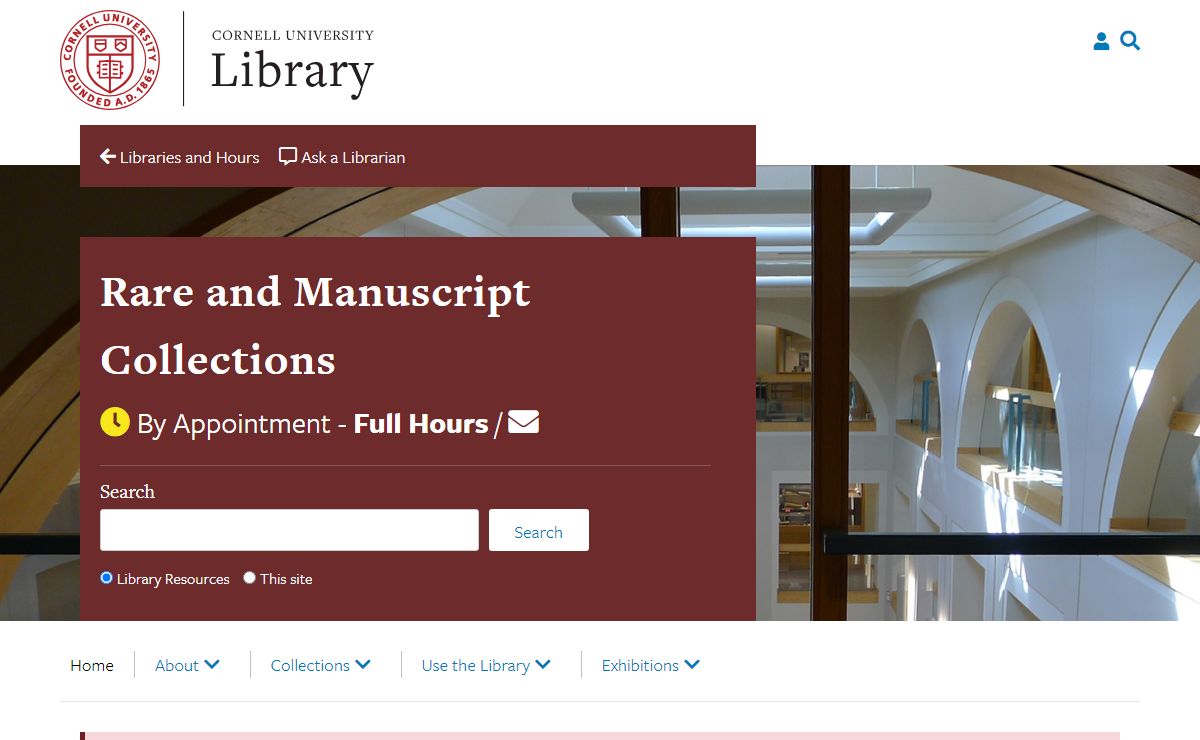 Rare and Manuscript Collections