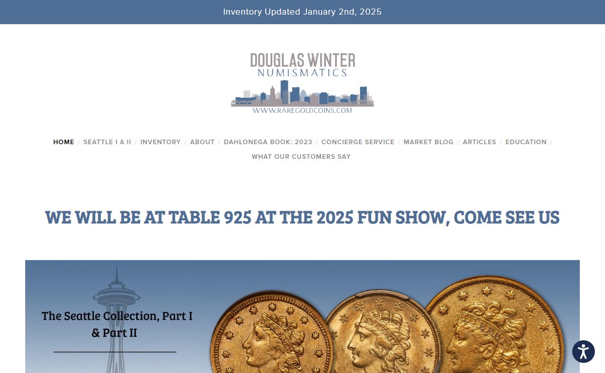 Douglas Winter Numismatics