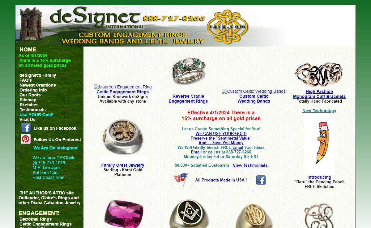 Custom Wedding Rings |Custom Jewelry DeSigns| deSignet International
