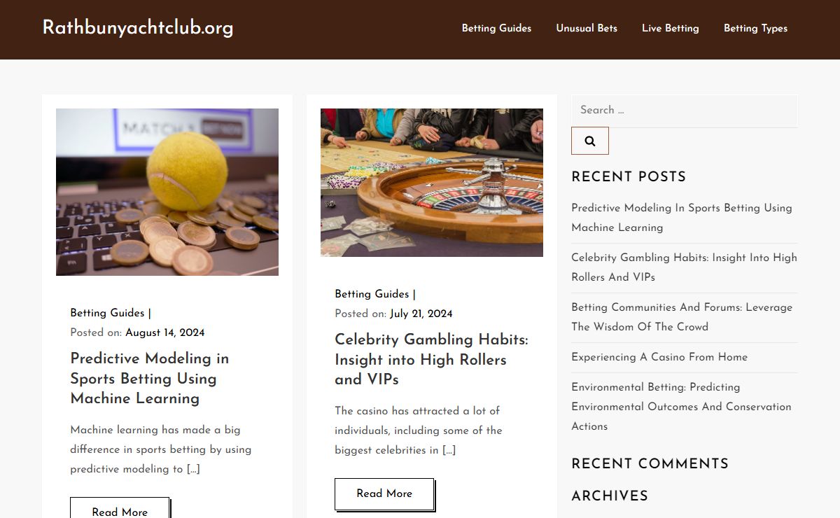 Betting and Games of Chance Unveiled | Rathbunyachtclub.org