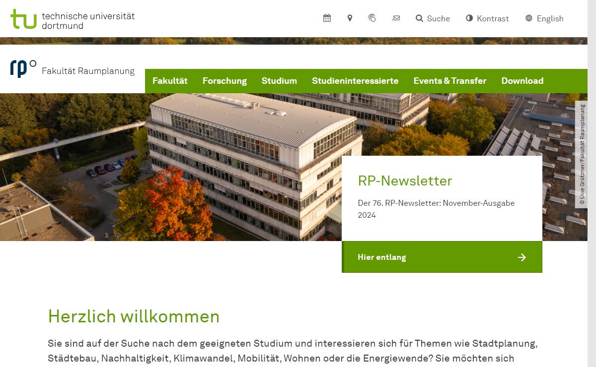 Fakultät Raumplanung - Raumplanung - TU Dortmund
