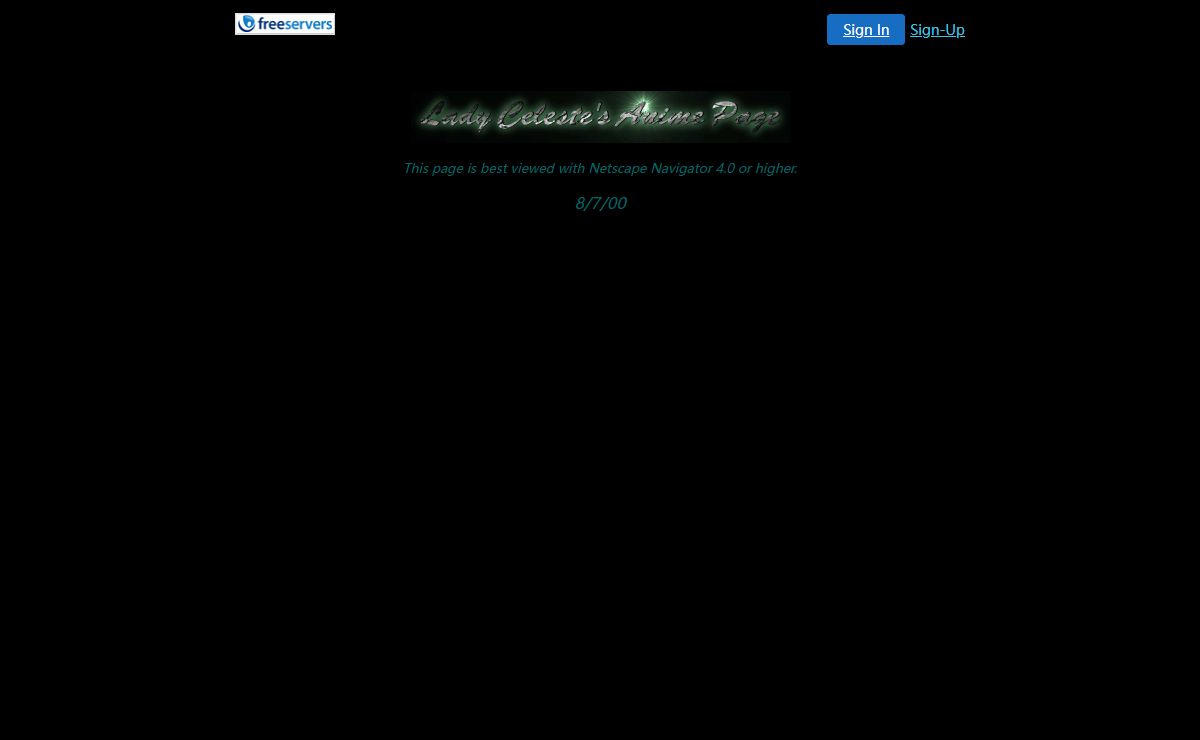 Lady Celeste's Anime Page