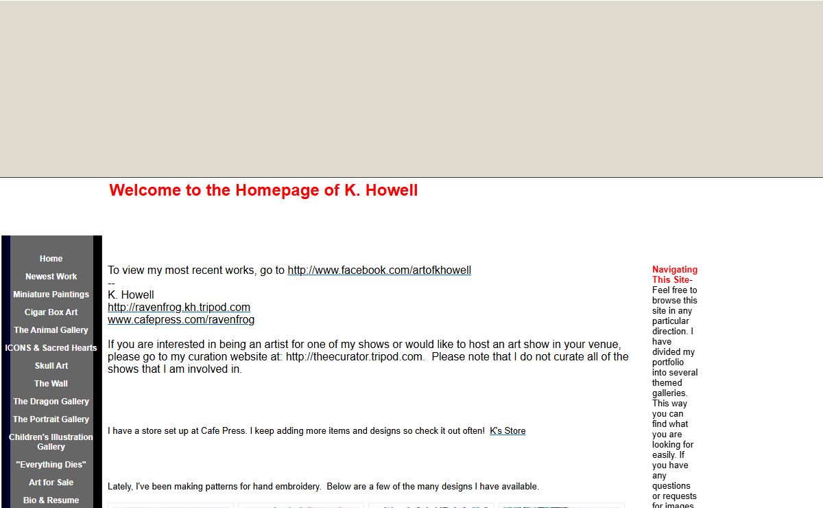 Welcome to the Homepage of K. Howell