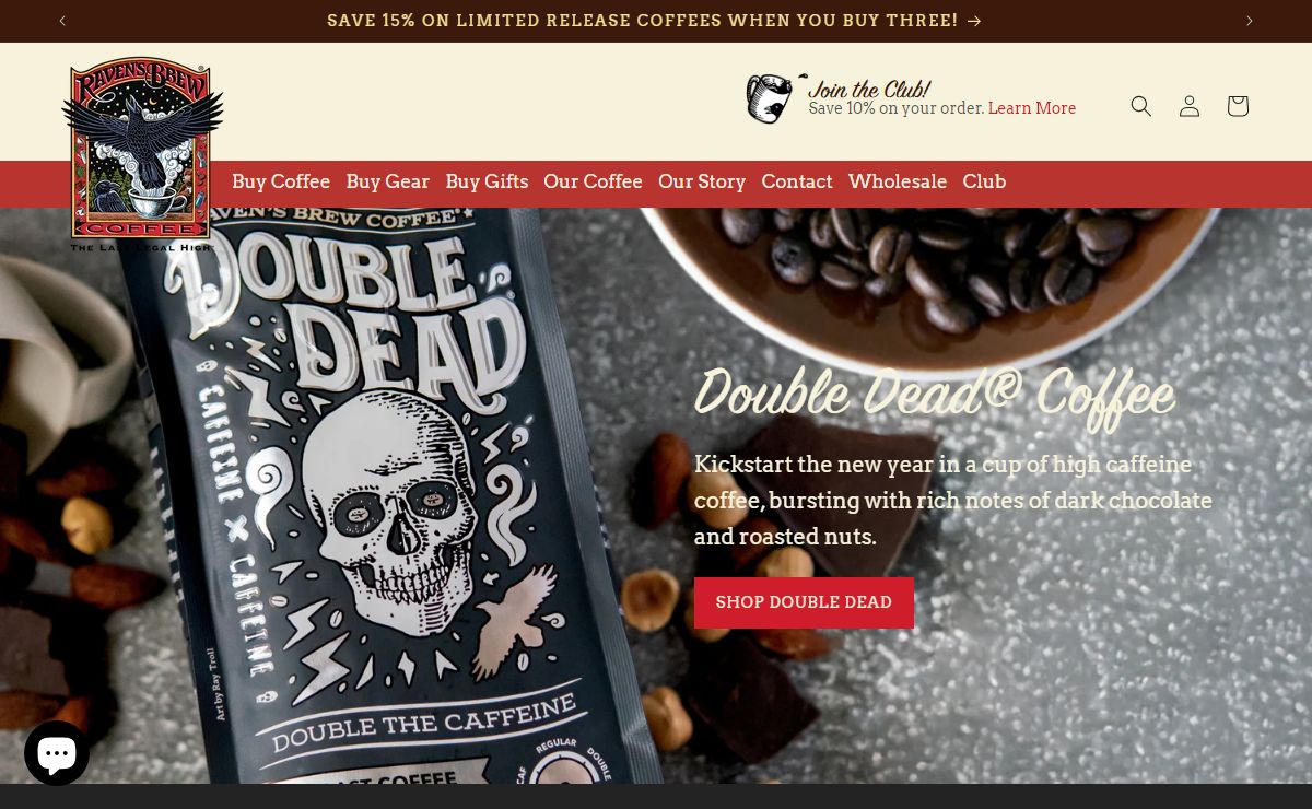 Raven's Brew Coffee® - The Pantheon of Liquid Bliss – Raven's Brew Coffee, Inc.