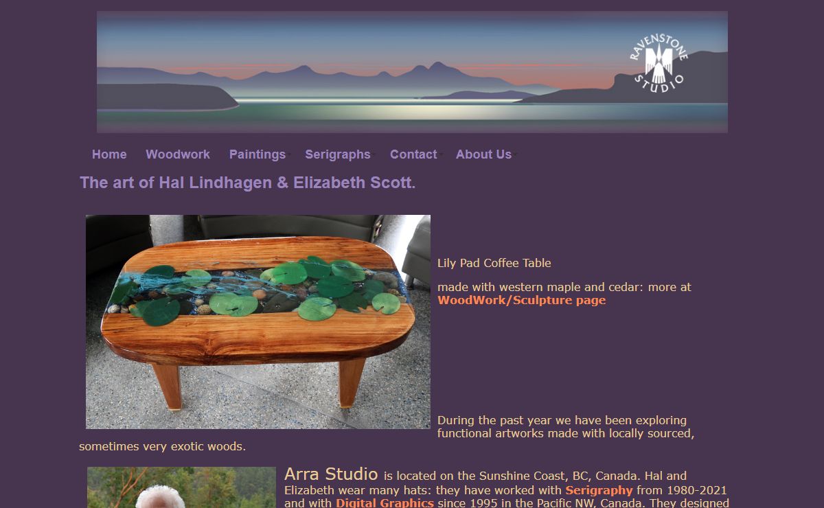 Arra Studio - Art on the Sunshine Coast, by Elizabeth Scott and Hal Lindhagen