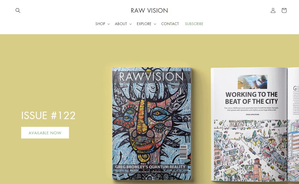 Raw Vision Magazine | Outsider Art and Art Brut – RAW VISION