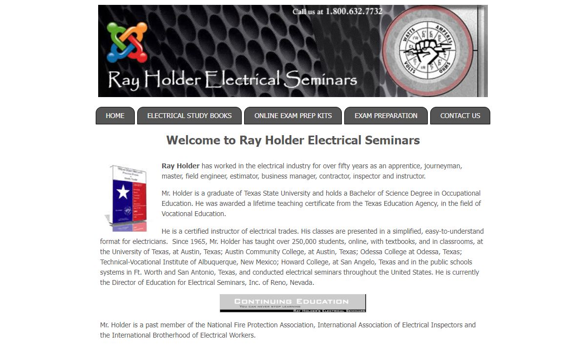 Ray Holder Electrical Seminars – Training for Electrical Exams
