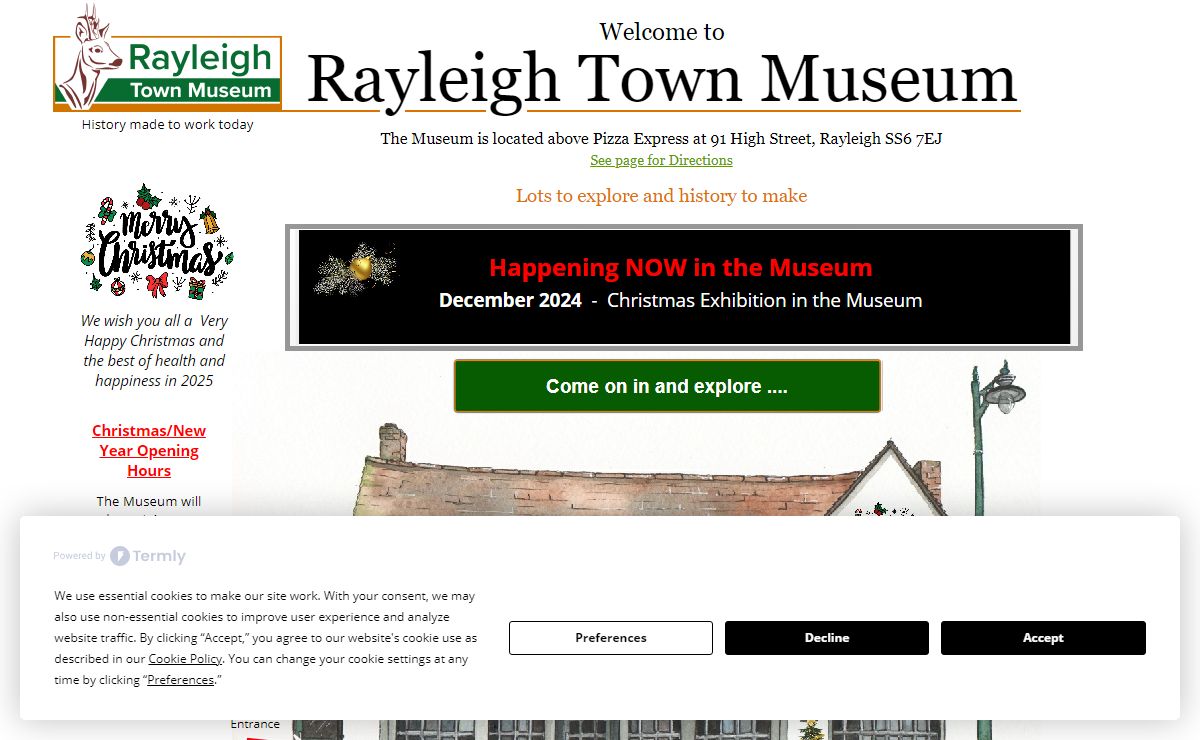 Welcome to Rayleigh Museum