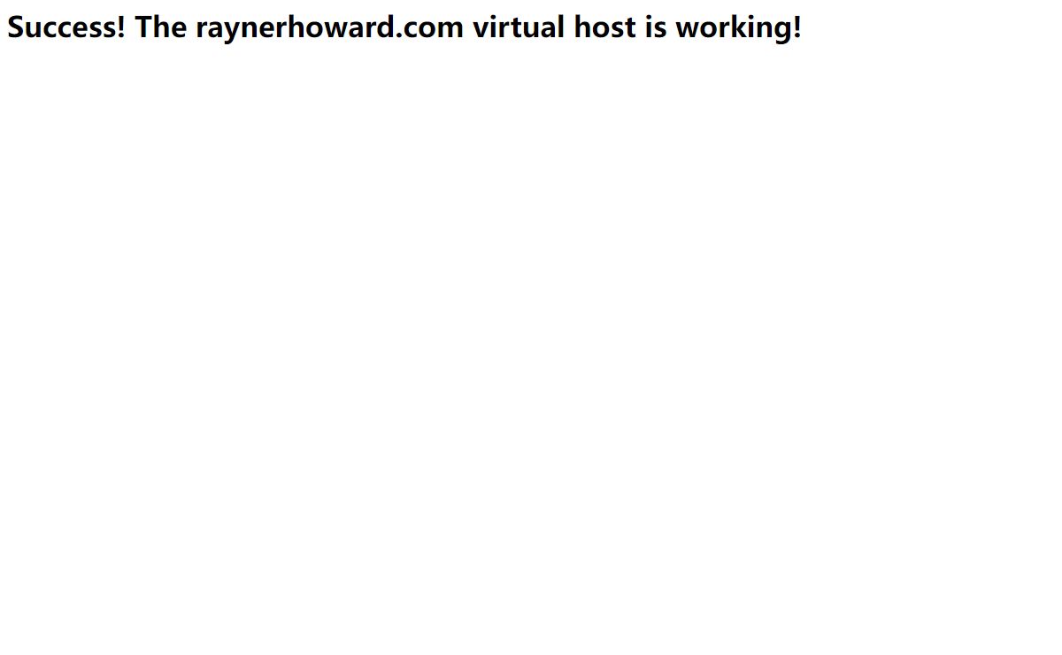 Welcome to raynerhoward.com