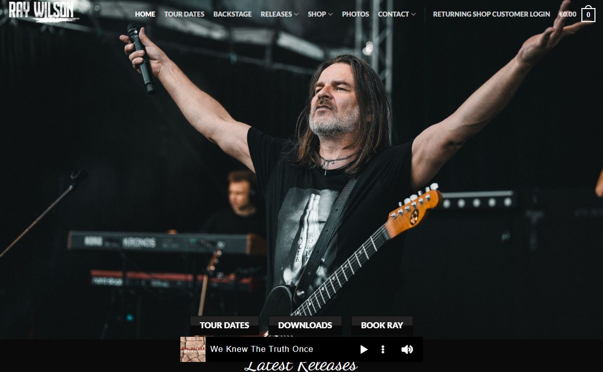 Ray Wilson - Latest Tour Dates and Releases - Ray Wilson