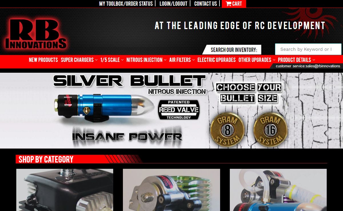 Buy RC Airfilter Supercharger Innovations & Nitrous Oxide Engine Kits – rbinnovations