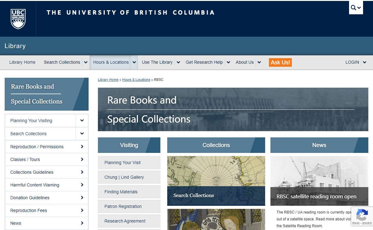Home | Rare Books and Special Collections