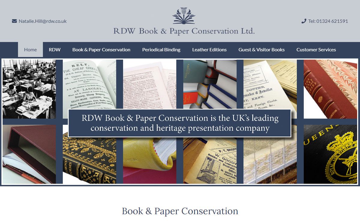 Book & Paper Conservation, Periodical Binding and Leather Editions