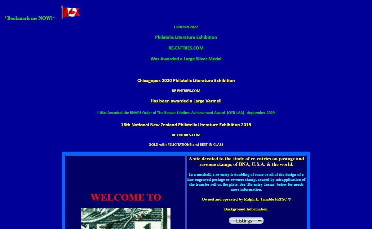 RE-ENTRIES.COM (Index)