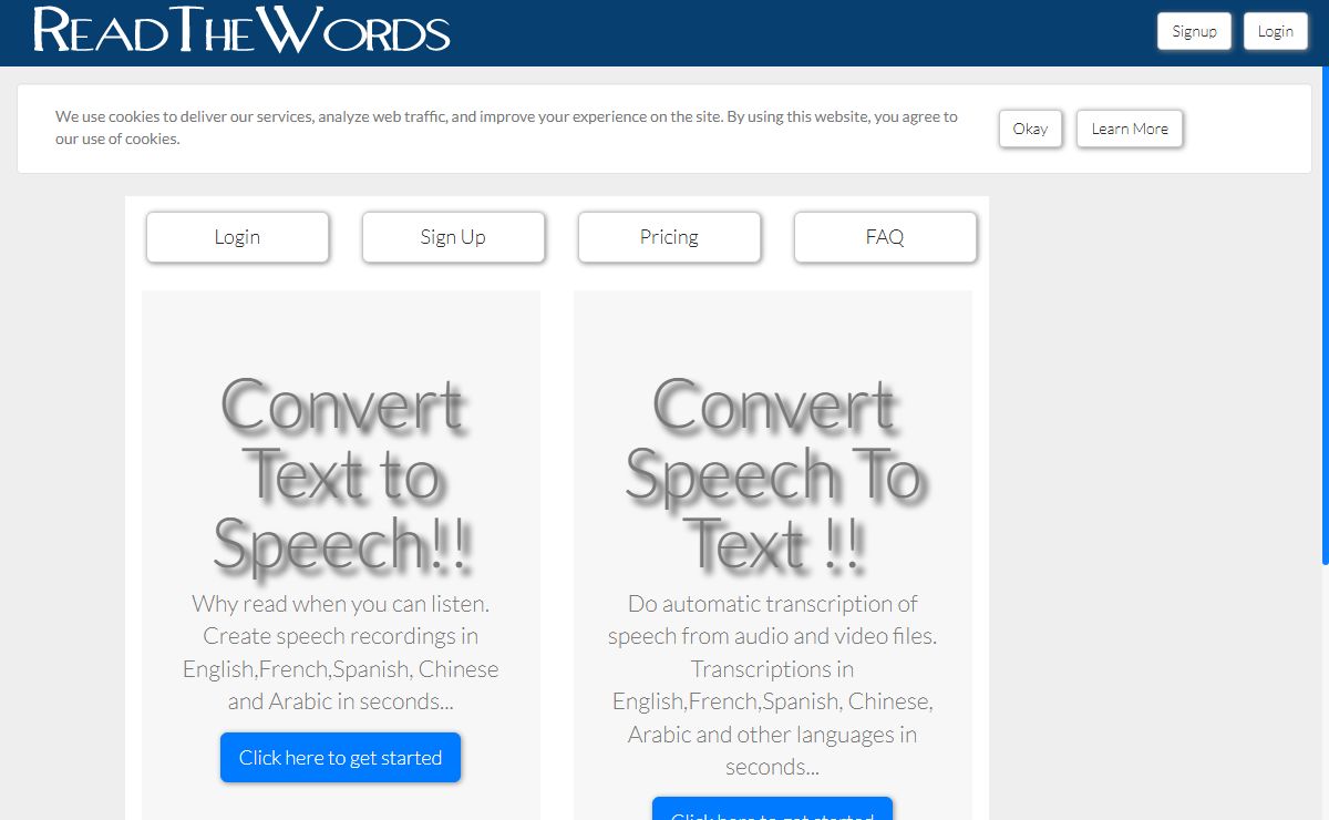 TTS Online : Free Text to Speech Voices : Read The Words