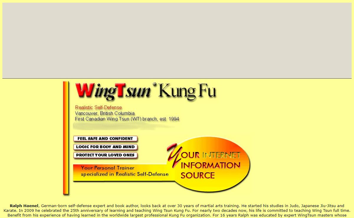 Wing Tsun Kung Fu Vancouver, BC, Canada - Contents, Sifu Ralph Haenel, WingTsun, WT, Wing Tsun Kung Fu, self-defense, self defence, martial arts, martial arts vancouver, self defense vancouver, kung fu vancouver, wing chun vancouver, self defense instruction, self defence expert for media, anthony robbins of self defense instruction, self defence help if you aren't jackie chan