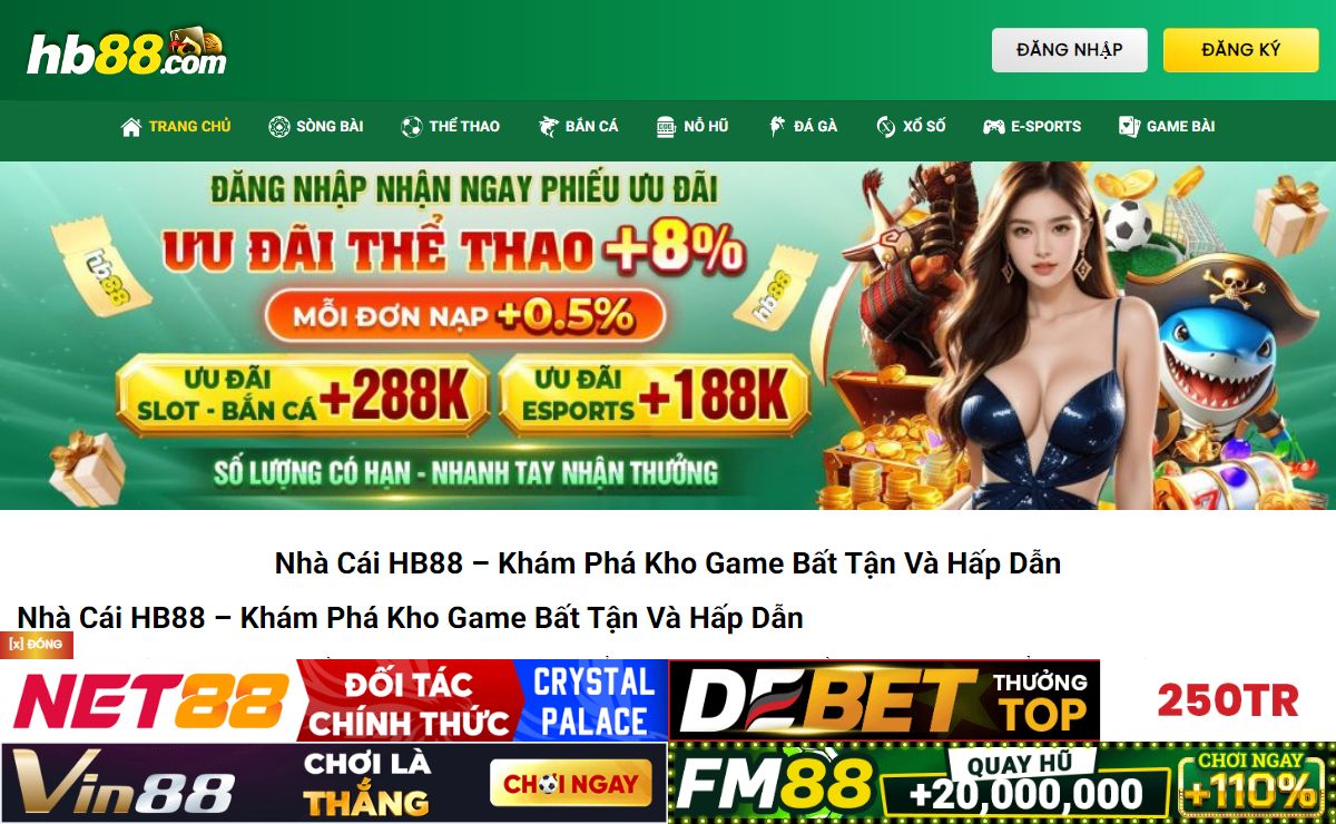 HB88 - Trang Chủ HB88 - Link Vào HB88 Nhanh Nhất 2024