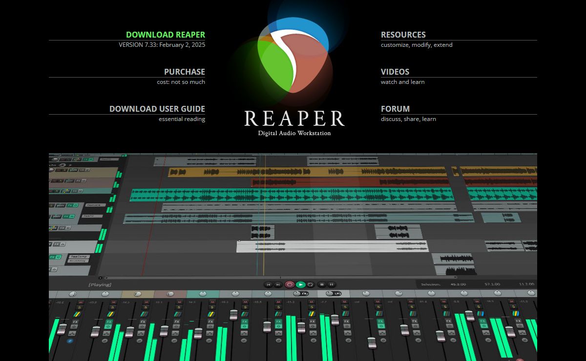 REAPER | Audio Production Without Limits