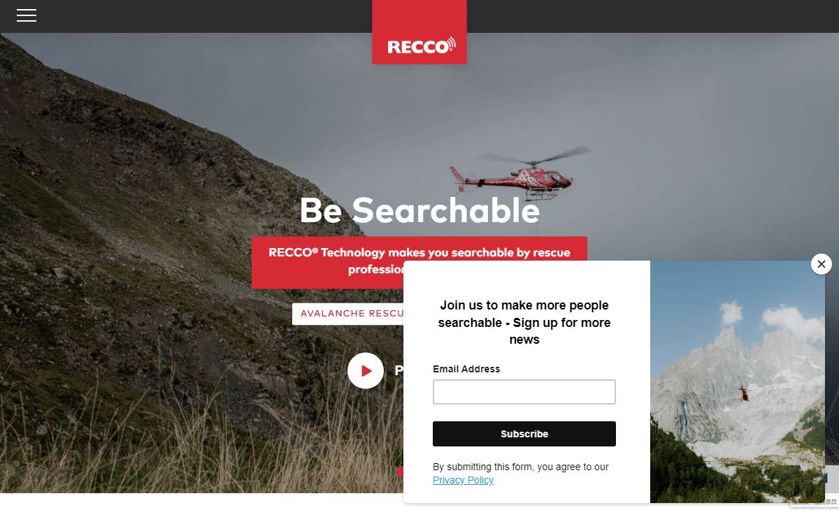 RECCO - Be Searchable