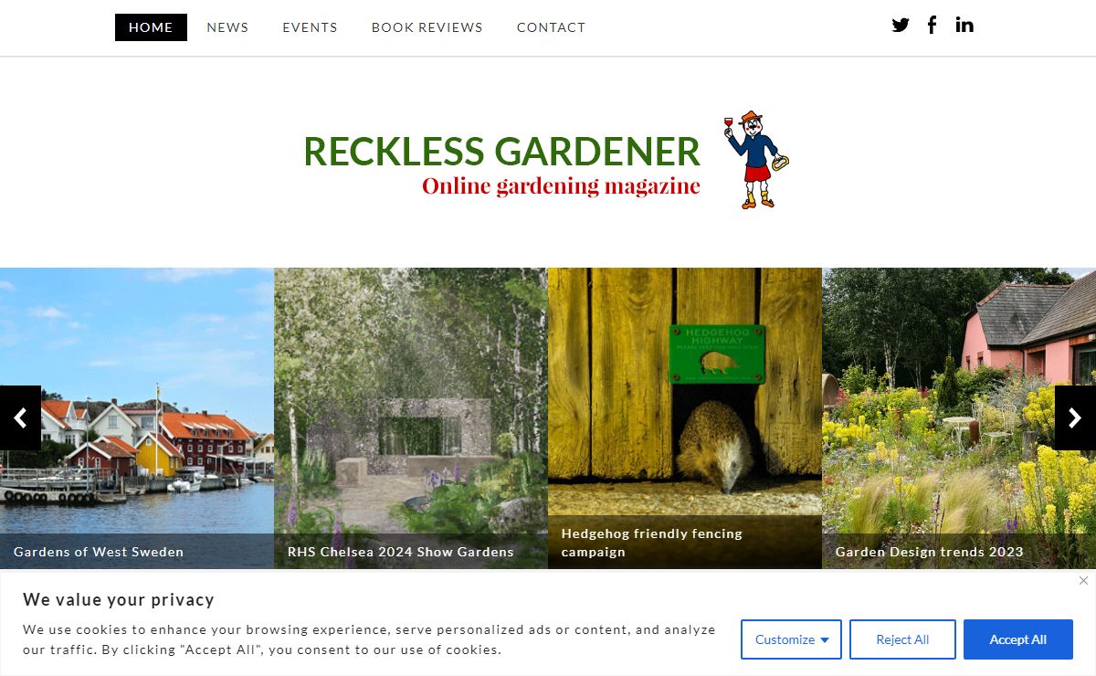 Home | Online gardening magazine