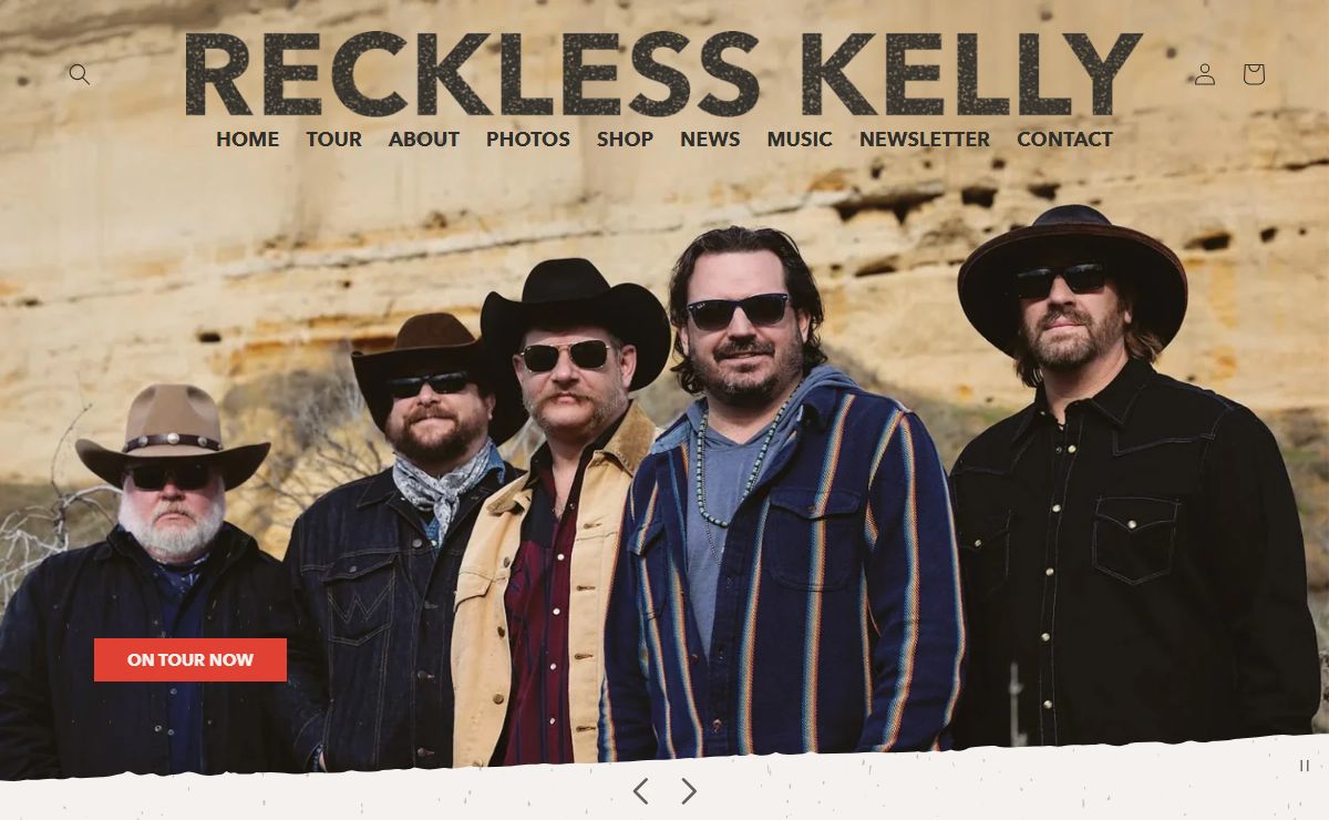 Reckless Kelly Official Website and Store