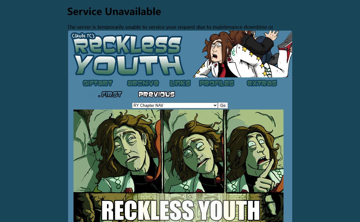 Reckless Youth- Tuesdays, Thursdays and Sundays -Wednesday , December 1 , 2010