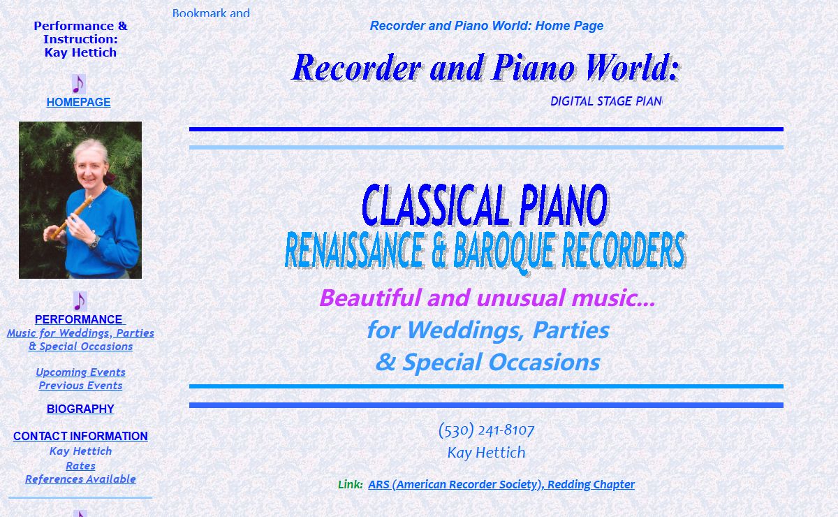 Recorder and Piano World: Home Page