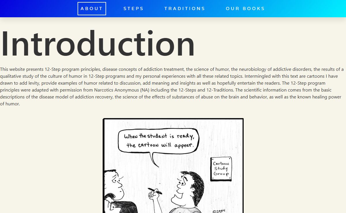 Recovery Cartoons – 12 Step Recovery Cartoons & Books