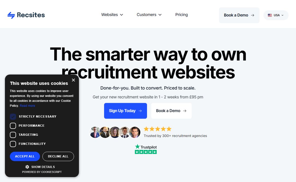 Recruitment Website Design | High-Performance Recruitment Websites | Recsites