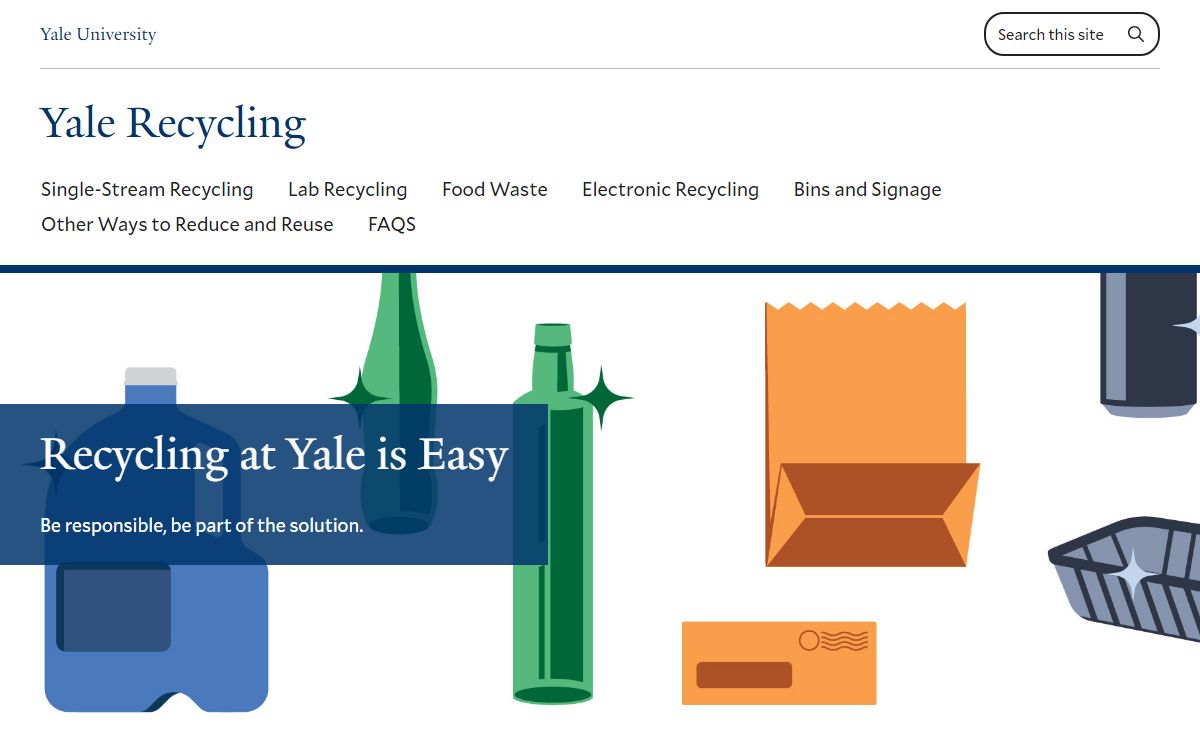 Home | Yale Recycling