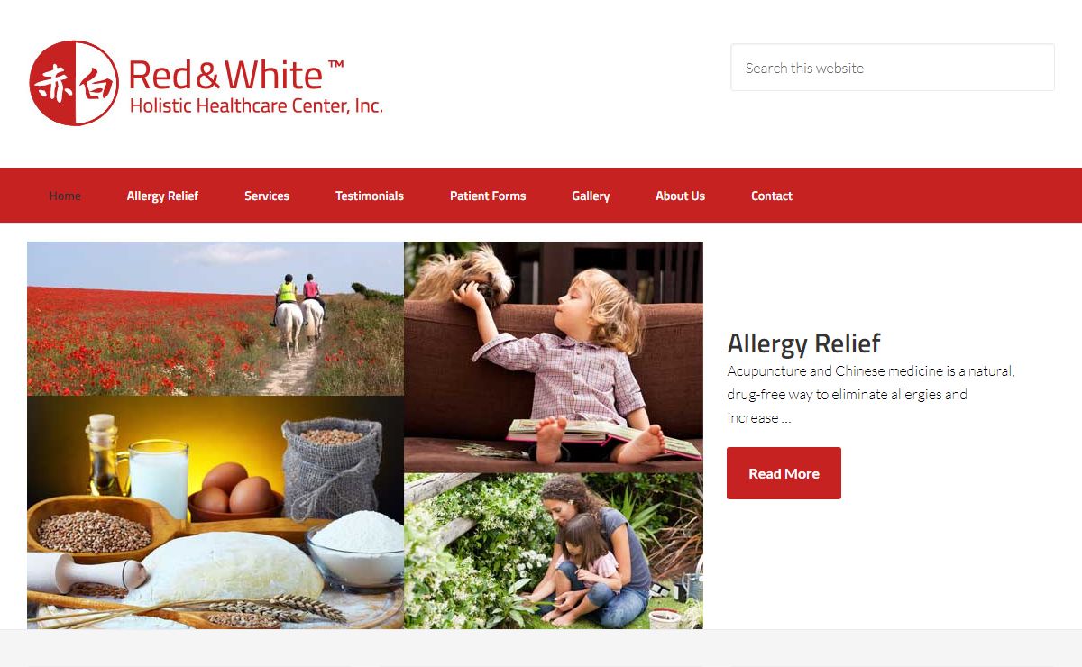 Red & White Holistic Healthcare Center – Allergy Elminiation & Acupuncture