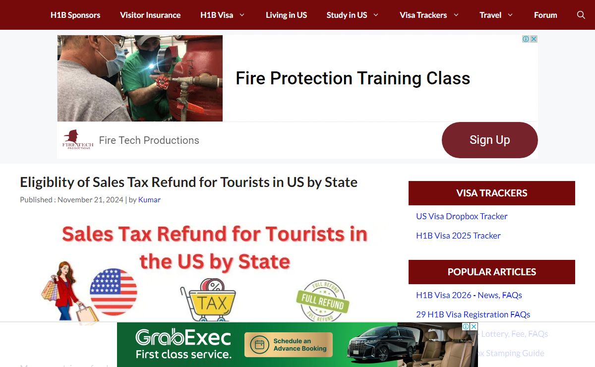 RedBus2US - Information on Studying, Working and Living in USA