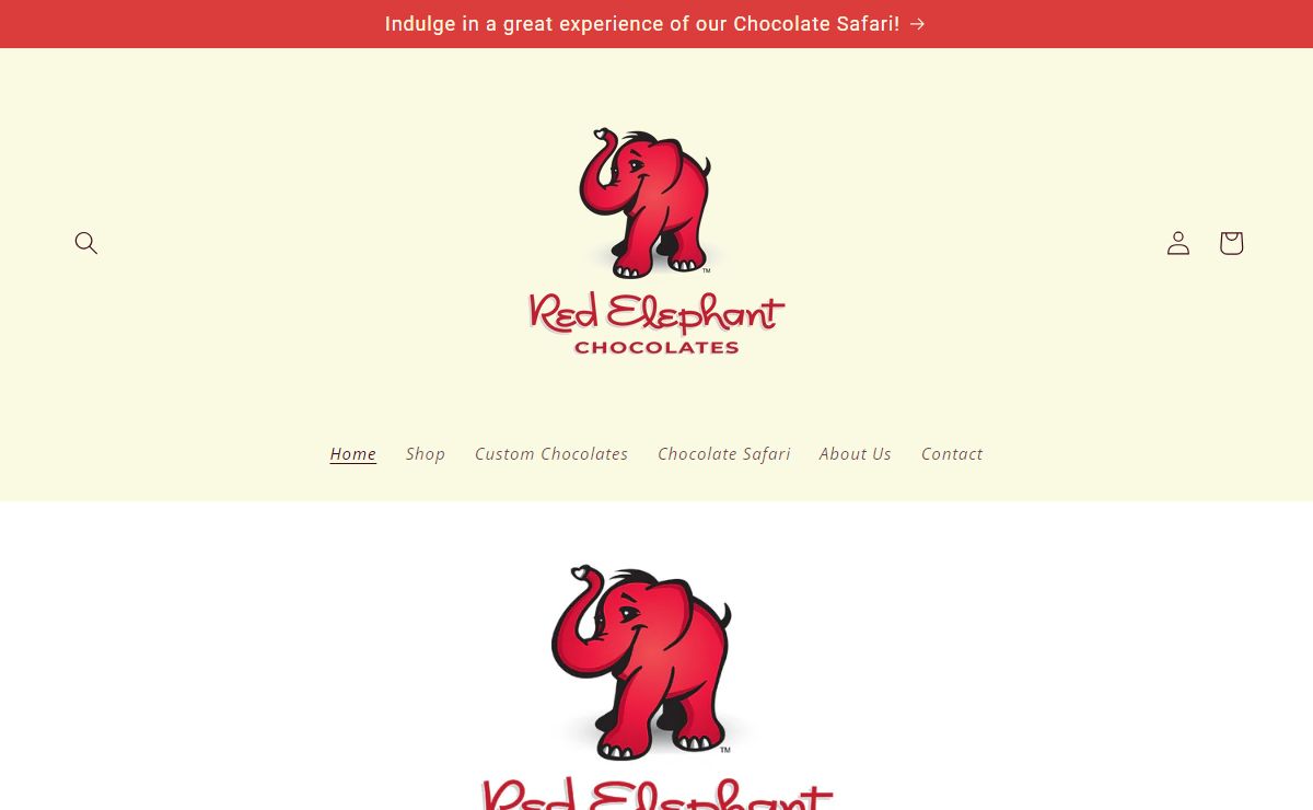 Concordia Red Elephant Chocolates