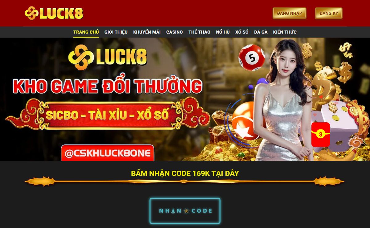 LUCK8 | Trang Web Chính Thức Nhà Cái Luck8 | Tặng 88K ✔️