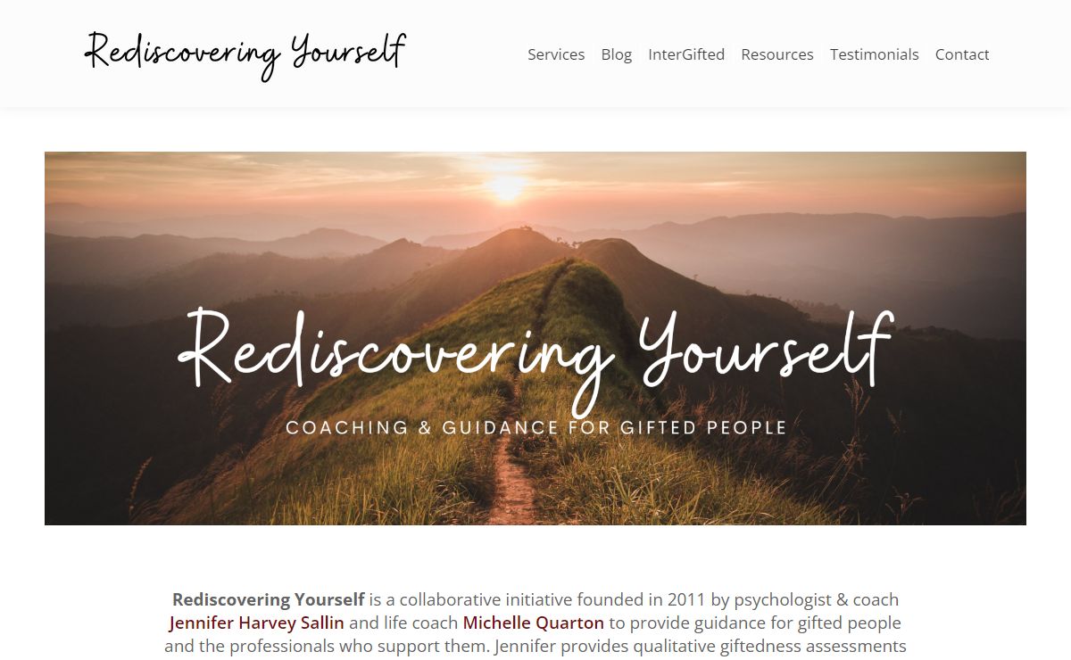 Welcome - Rediscovering Yourself