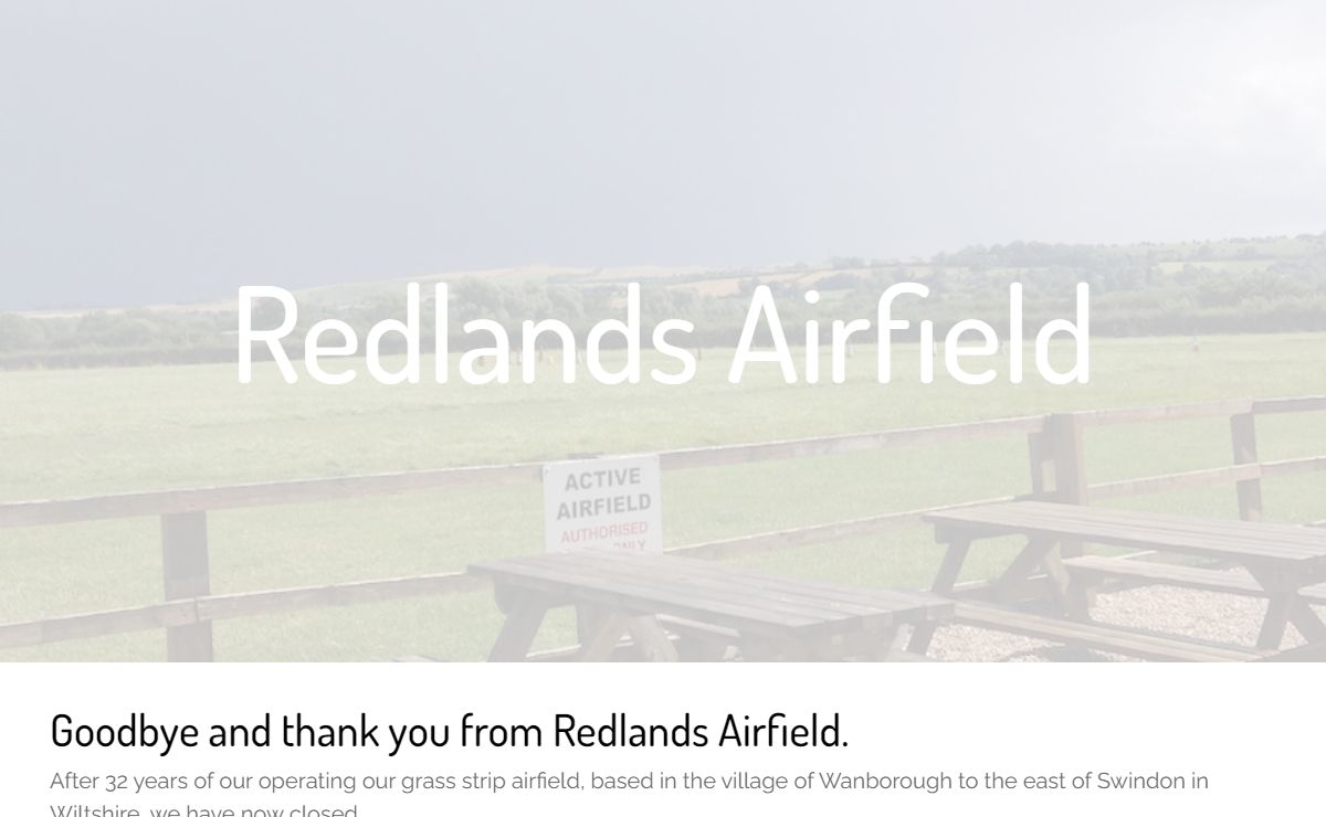 Redlands Airfield - Home
