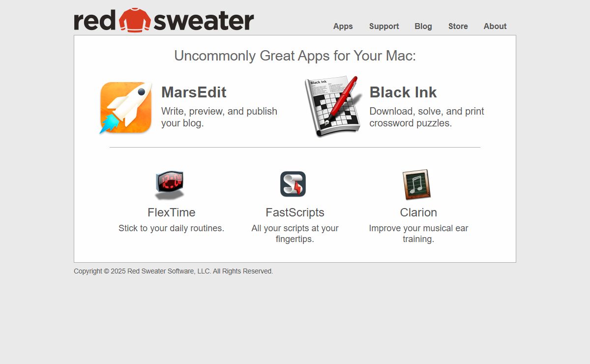 Red Sweater Software