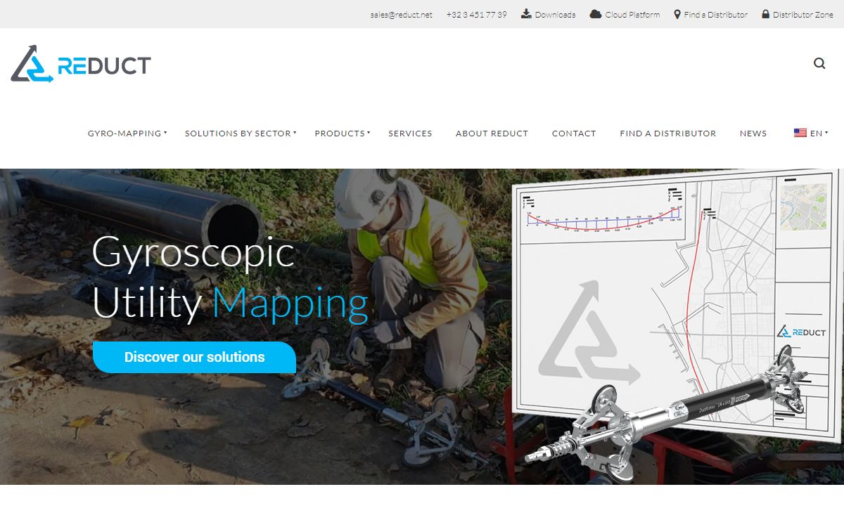 Home - Reduct - 3D Gyroscopic Pipeline Mapping Technology