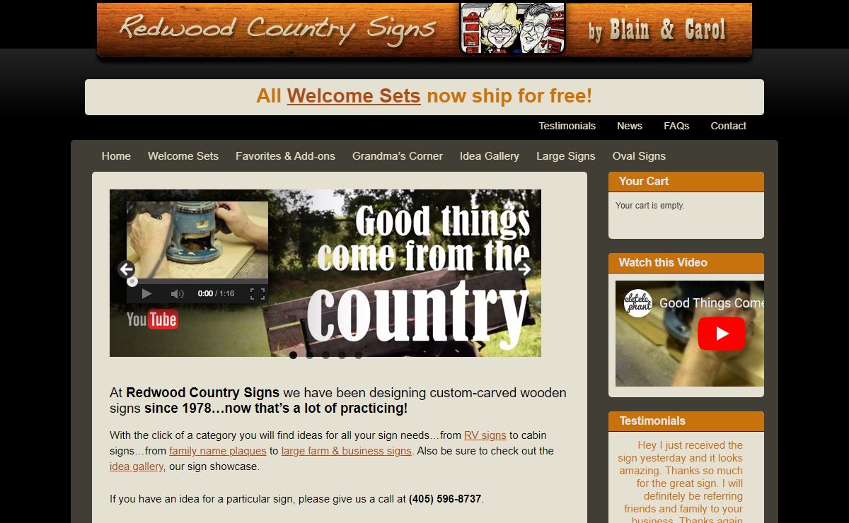 | Redwood Country Signs